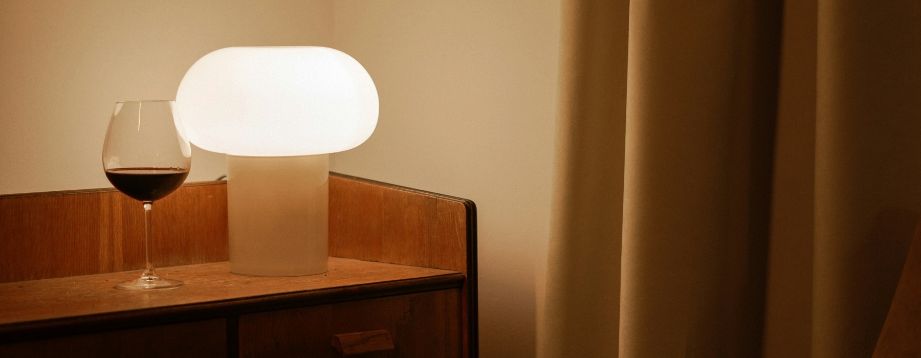 lights on a tabletop